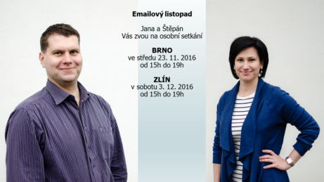 Pozvánka Emailový listopad